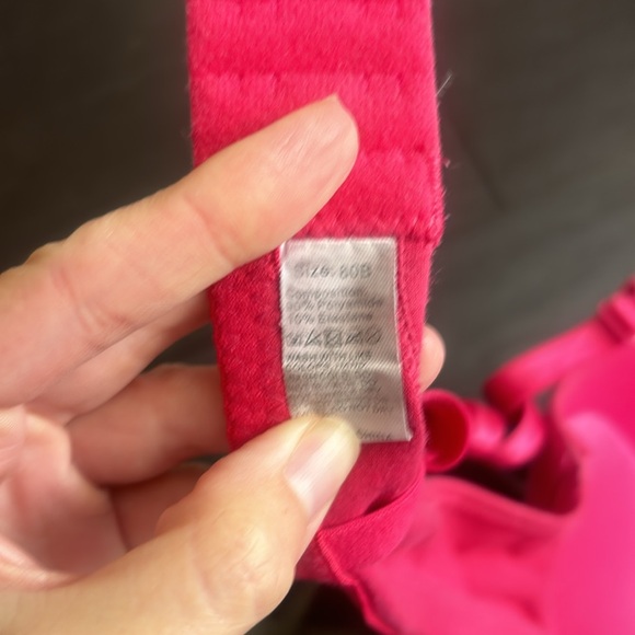 SHEIN 3 push up bras size M/ 80B fit like a 32/34B cup in pink, slate & nude EUC - Picture 5 of 8